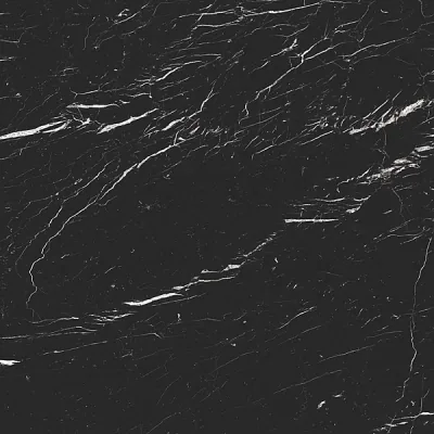 Mesada de cuarzo Prima Negro Marquina (pulido)