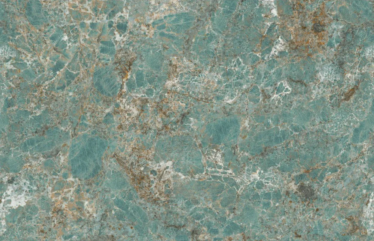 Mesada de cuarzo Suprastone Amazon Green